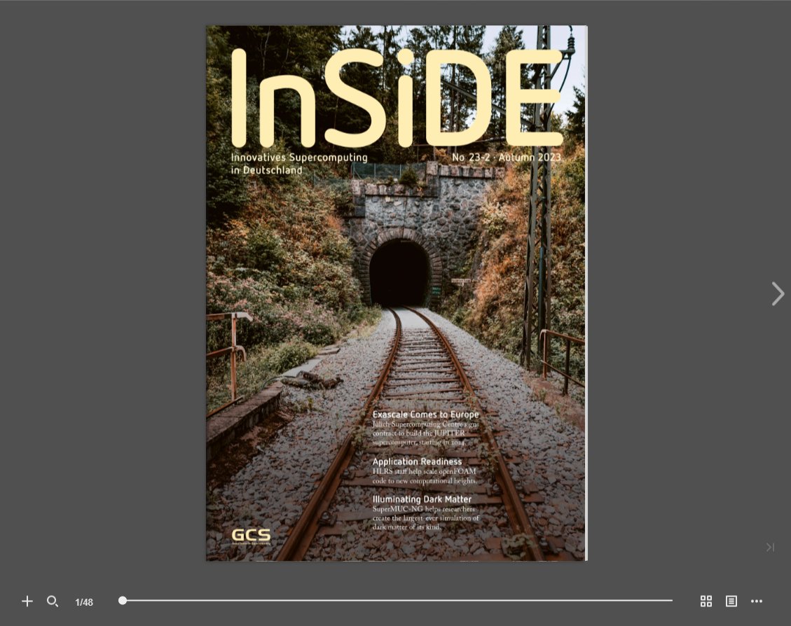 gcs_hpc's tweet image. If you are at #SC23, be sure to visit our centres' booths! @HLRS_HPC is at booth 405, @fzj_jsc is at booth 401 and @LRZ_DE is at booth 1311. All centres have the latest copy of InSiDE available. 
#iamhpc