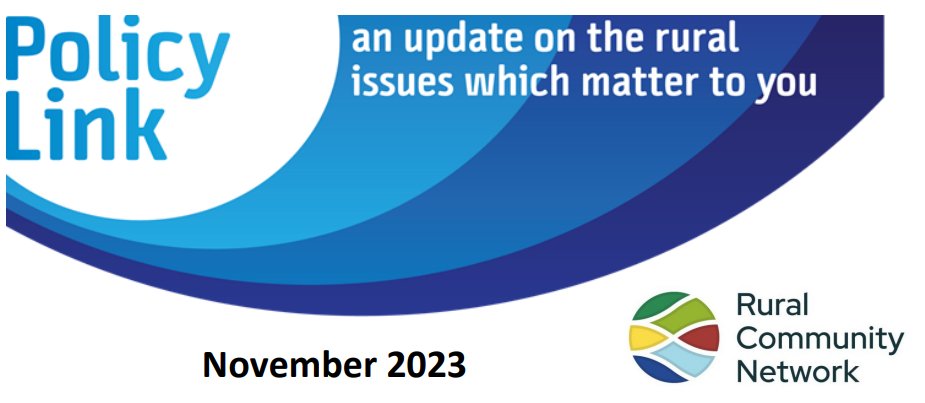 Here’s our Policy Link publication for November with articles on RCN response to DAERA consultation on Emissions Targets and Carbon Budgets, JRF research on destitution in the UK, and recommendations for a new fuel poverty strategy for NI. ruralcommunitynetwork.org/app/uploads/20…