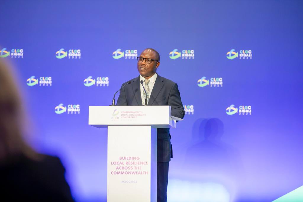 RwandaLocalGov's tweet image. @JCMusabyimana:#CLGC2023 participants will deliberate on topics that reflect what countries across the globe especially commonwealth countries have gone through in the aftermath of Covid-19 &amp;amp; more particularly local gov’t who are at the forefront of building community resilience.