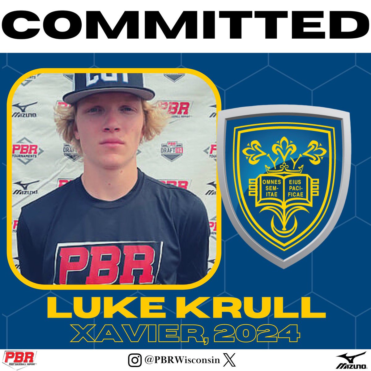 OF Luke Krull (Xavier, 2024) commits to College of St. Scholastica.

Krull is an athletic and projectable 6-foot-3, 180-pounds and was a winner at the #MadisonOpen this summer.

👤PROFILE: loom.ly/E7fntpE