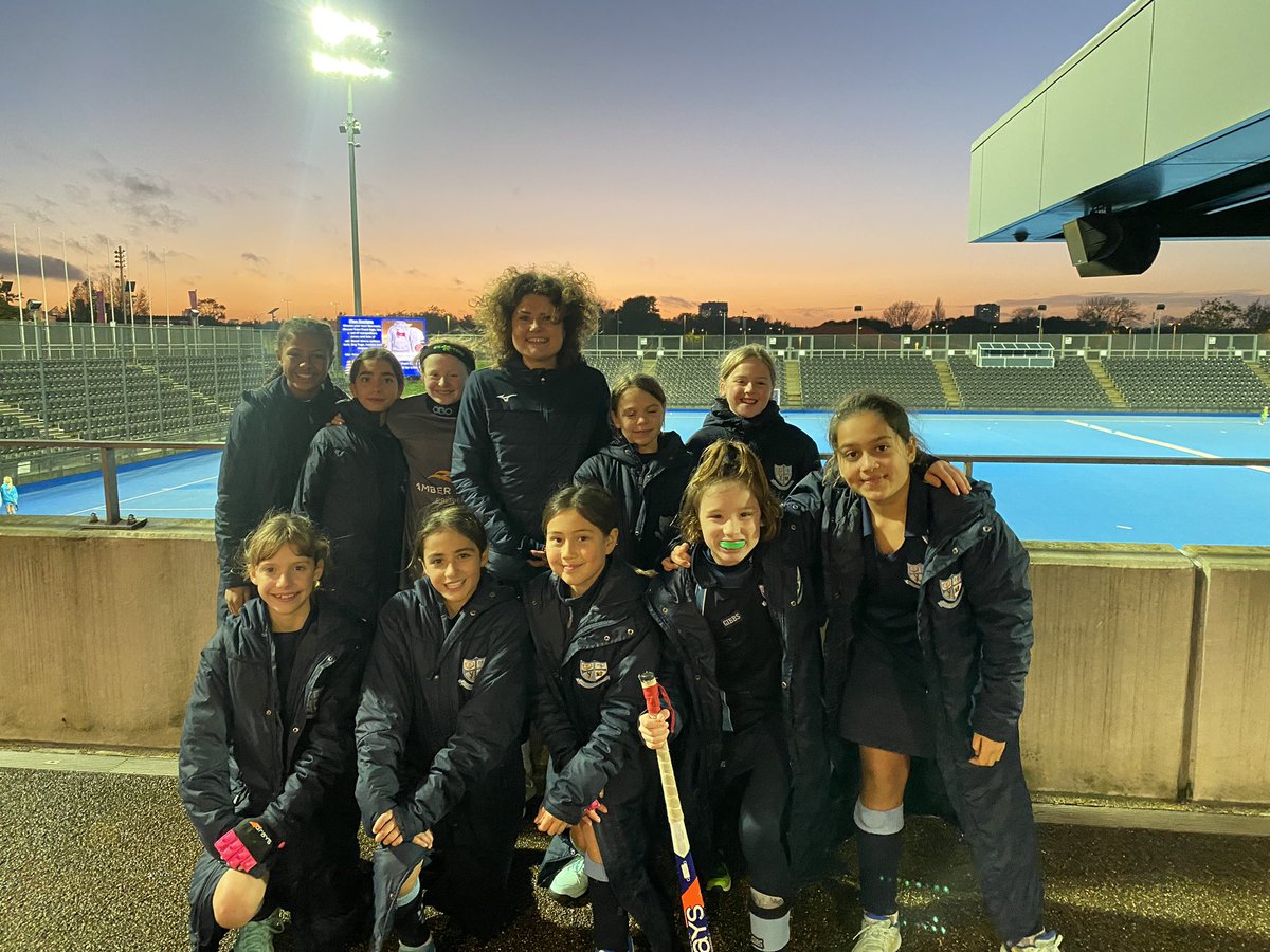HGSport1's tweet photo. Thanks @huntholly1 for your advice as we head into the final of the U11 @ISAsportUK National Hockey tournament #whataday #onegametogo https://t.co/hOZbBuGAmw
