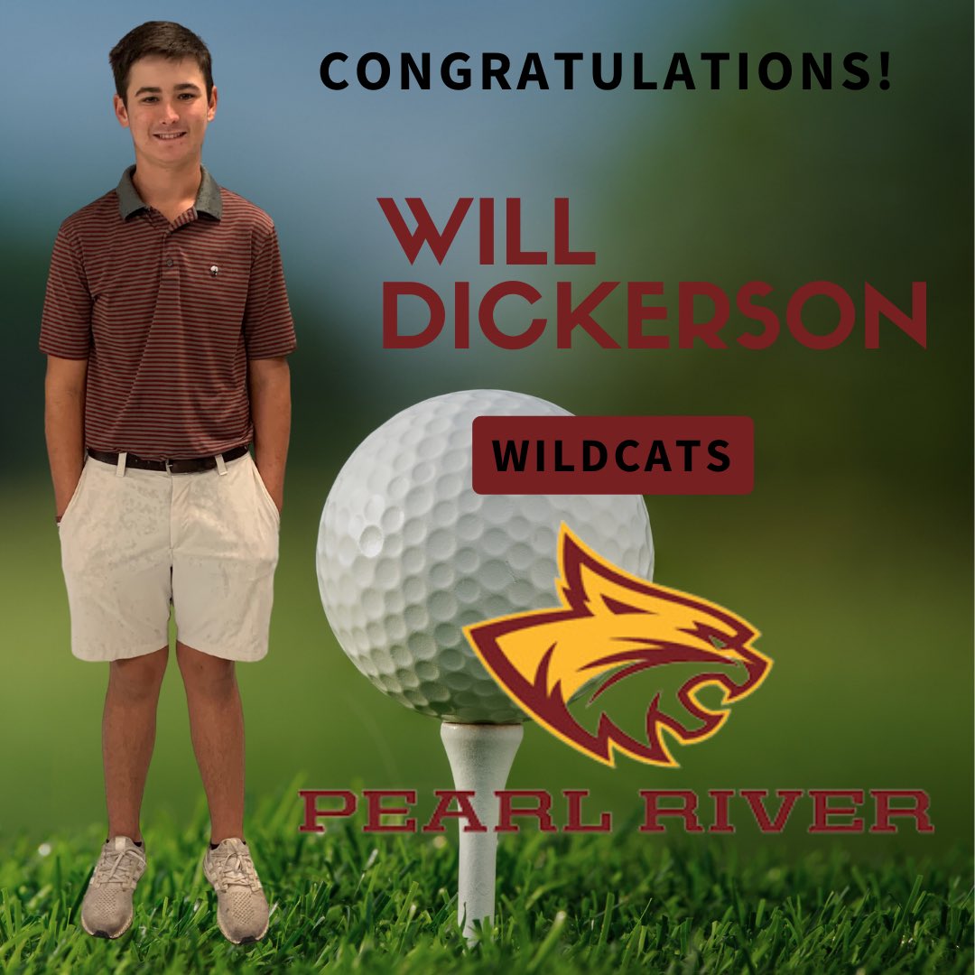 Congratulations to Will Dickerson! 

He signed his letter of commitment to play for Pearl River Community College today. 

Way to go Will, we wish you the best of luck next year with the Wildcats!
