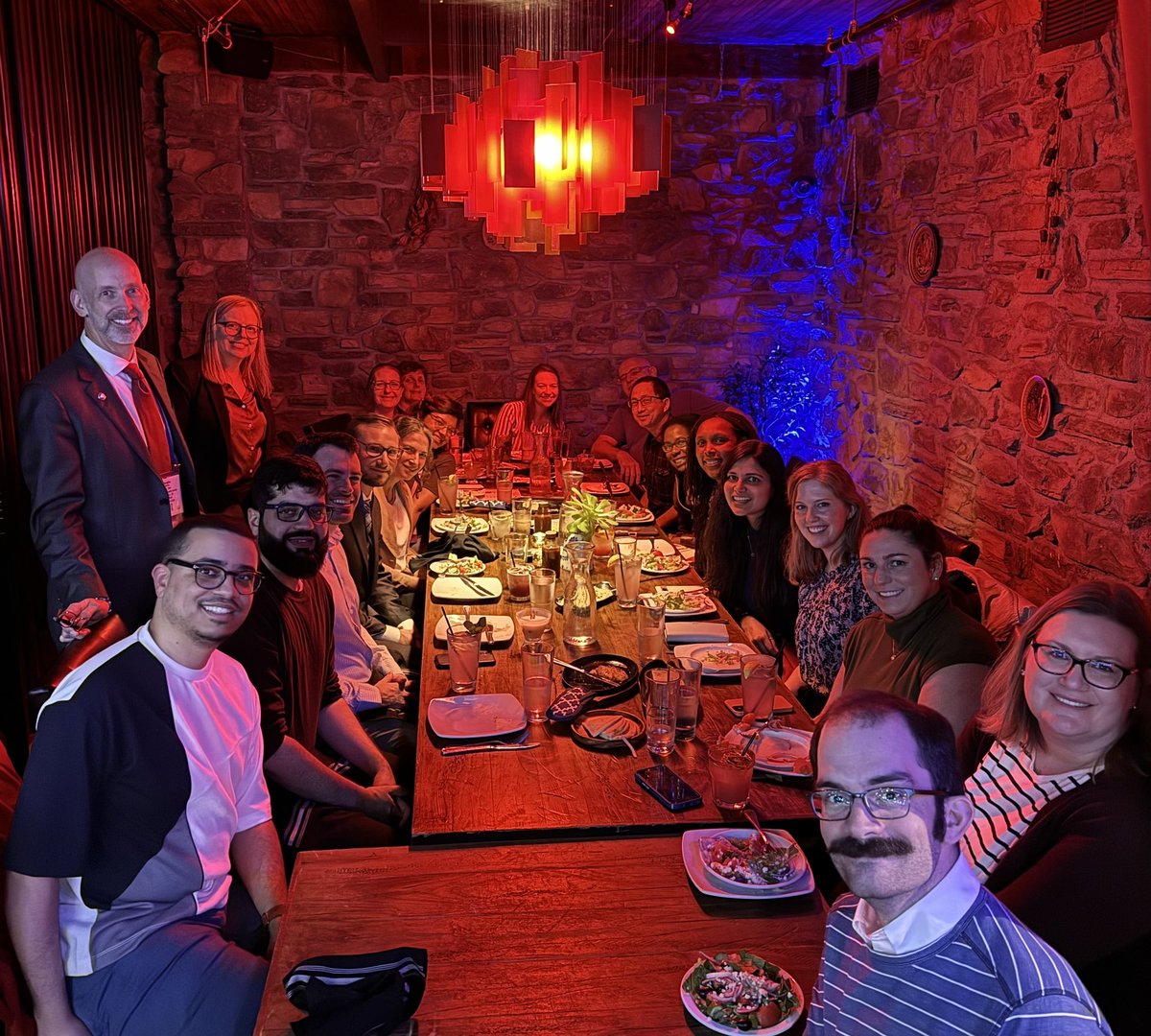 Deeply grateful for a fun dinner with our fantastic UW Rheum team AND a special guest cameo from ACR President Doug White! On Wisconsin! <a href="/uw_medicine/">University of Wisconsin Department of Medicine</a> <a href="/uwsmph/">UW School of Medicine and Public Health</a>