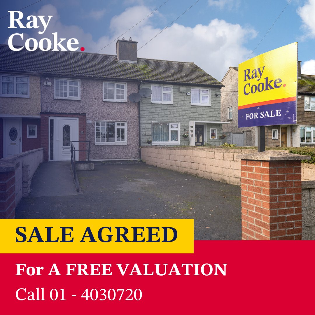 🏡 SALE AGREED - 5 Barry Road, Fnglas, Dublin 11 

Have you been thinking of buying or selling in Dublin 11? Get in touch with our Finglas branch 📲 01 541 1455 

#raycookeauctioneers #raycookenorthside #raycookefinglas #dublin11 #dublinproperty #sellersagent