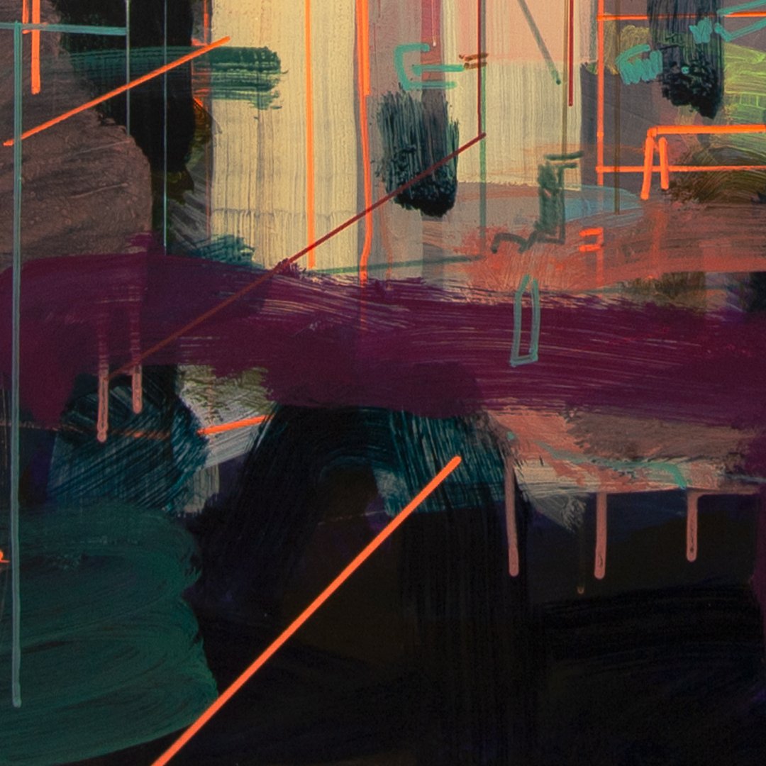 FarrellartVR's tweet image. Making progress with this painting based on the #HongKong skyline - using the 3D rendered models on #googleearth to recreate a hybrid of viewpoints. #workinprogress
.
#painting #art  #spatialpainting #fineart #skylines #twilight #urbanpainting  #architecture #christopherfarrell