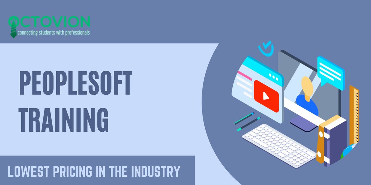 Octovioncourses's tweet image. Dreaming of a career as a Database Administrator or Data Manager? 
PeopleSoft - the game-changer in handling massive data sets! Ready for a data-driven journey? 
For free demo, enroll at: octovion.com/expertise-in-s…

#Octovion #OraclePeopleSoft #PeopleSoftCourse #PeopleSoftTraining