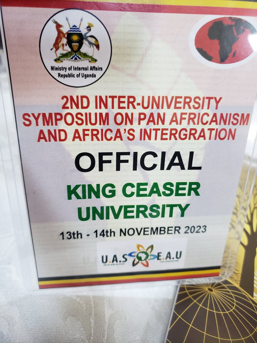 KingCeasorUni's tweet image. 🌍We are thrilled to announce our participation in the Second Inter-University Symposium on Pan Africanism and Africa&apos;s Integration. Join us as we engage in thought-provoking discussions, share insights, and work towards a unified Africa.  #PanAfricanSymposium #AfricanIntegration