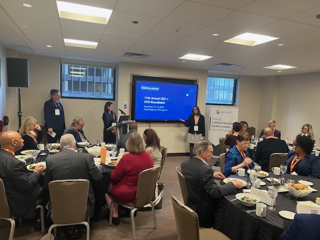 Great partners can accomplish great things! Thank you to <a href="/Genpact/">Genpact</a> for including our CIO Sita Kapoor and our client Donna Saxton from <a href="/CorewellHealth/">Corewell Health</a> as speakers for your packed lunch and learn at the #BeckersCEOCFO Roundtable. We enjoyed the discussion as much as the attendees!