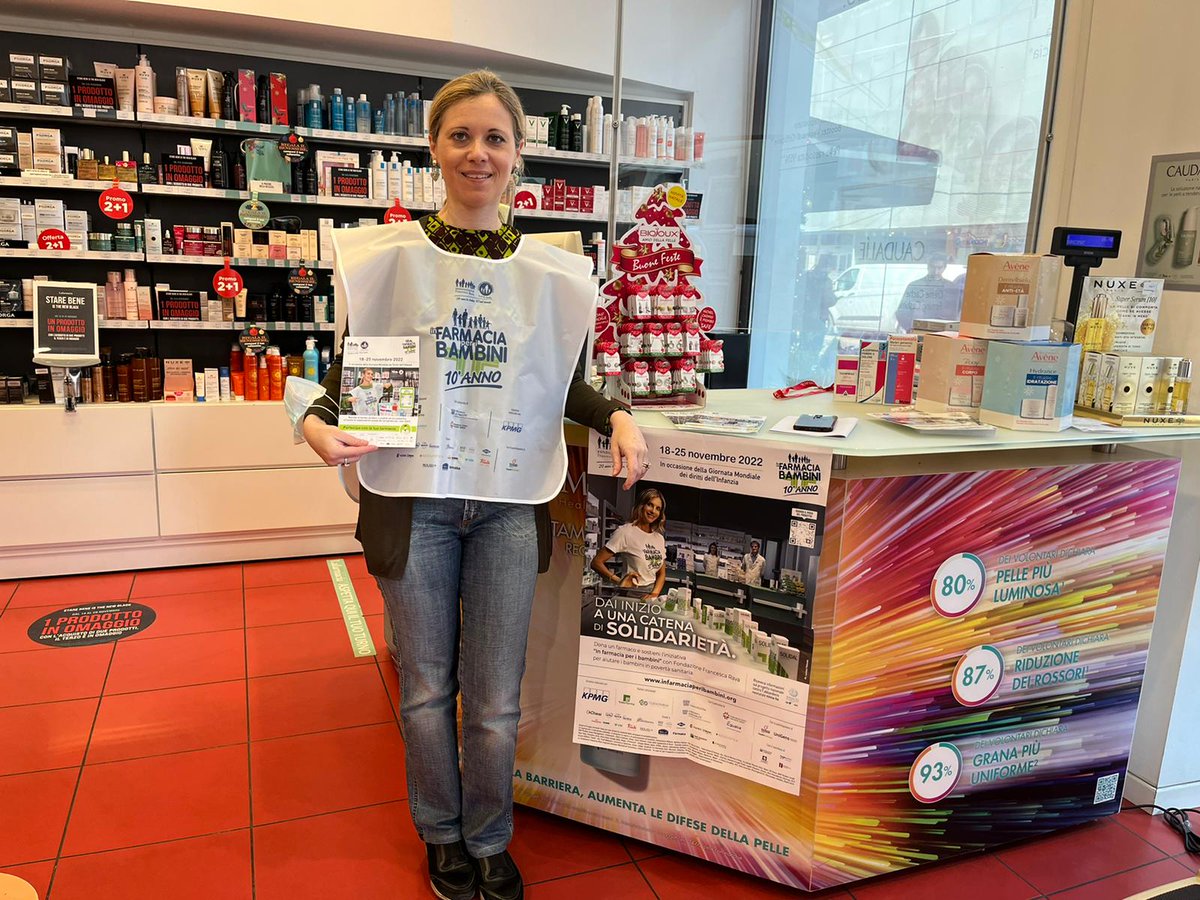 In occasione della Giornata Mondiale dei diritti dell’Infanzia e dell’Adolescenza torna l’inziativa “In Farmacia per i Bambini” promossa da Fondazione Francesca Rava.

Leggi di più 👉 bit.ly/3QZiT78

#AssociazioneCAF #InFarmaciaperiBambini #GiornataMondialedell'Infanzia