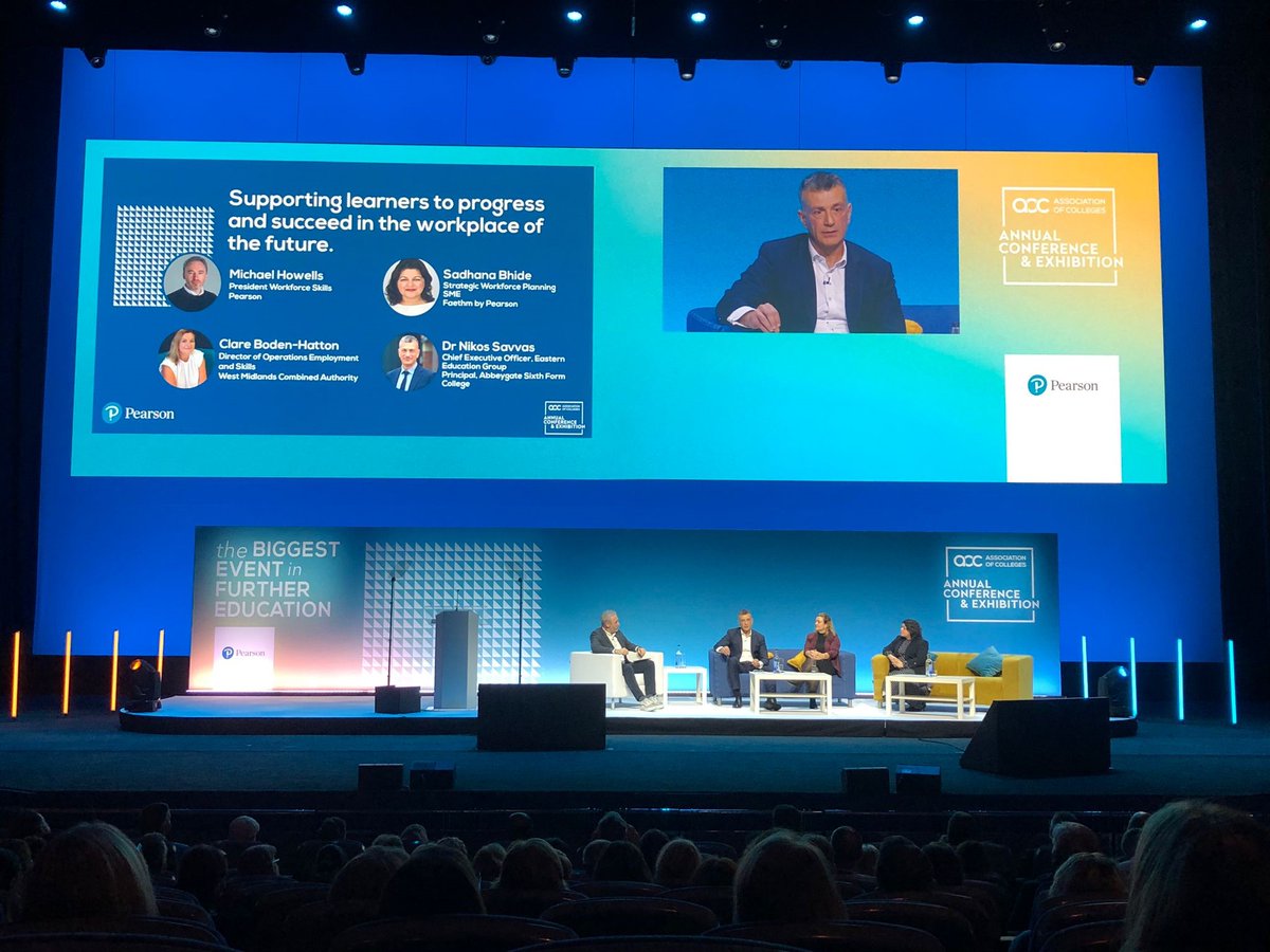 It was a real privilege to share ideas and discuss how we support learners to progress and succeed in the workplace of the future @AocConf2023. #aoc #fe #colleges #skillsforthefuture #ai