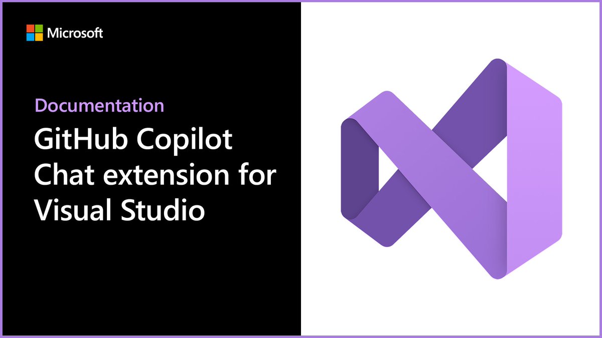VisualStudio's tweet photo. Use Copilot Chat in Visual Studio to ask questions and get context-aware answers. Plus, use the Interactive Code Assistant view in the editor window to refine your code with Copilot Chat. Learn more: https://t.co/j9KmYgSe6o #VisualStudio https://t.co/TUtqVQCWOk