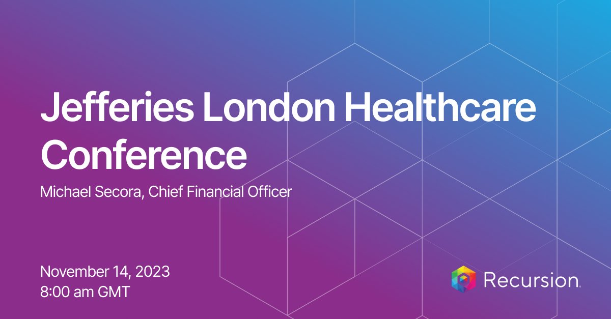 Our CFO Michael Secora spoke at the @Jefferies London Healthcare Conference this morning to share how we’re advancing our mission to decode biology and accelerating the transition from #biotech to #TechBio. Watch the webcast: bit.ly/49ySAvG #JefferiesHealthcare