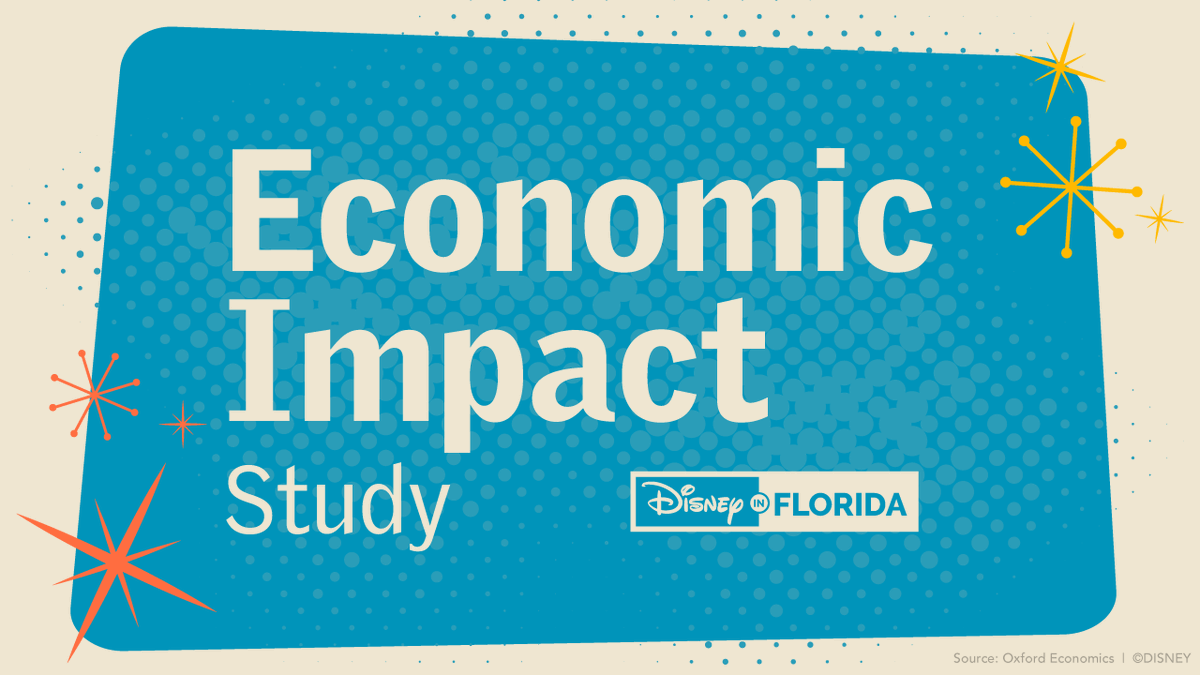 🎢☀️ This week marks 58 years since the “Florida Project” was announced. @WaltDisneyWorld continues to fuel Florida’s economy, jobs and tourism as shown in a new @OxfordEconomics study. ⬇️ Here are the findings: