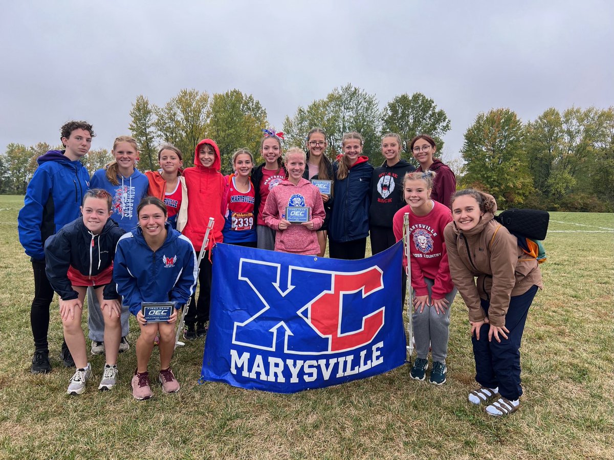 MarysvilleEVSD's tweet photo. 🏃🏆 Congratulations to our Monarch XC team! They were OCC Champions, District Champions and State Qualifiers for the 2nd year in a row. 🌟 Our Lady Monarchs finished 15th in the state! We are so impressed with their hard work to compete at an elite level! #PBTM #MEVSD https://t.co/gqQqoGuzam