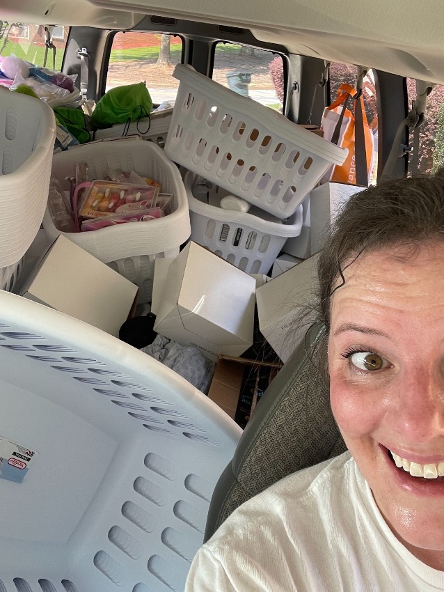 A HUGE thank you to Melanie Morton and M4 Hair Studio for their partnership and donations.  Melanie and her clients collected $5,000+ of donations for welcome baskets for our residents at the safe home.  We are blown away by their generosity!