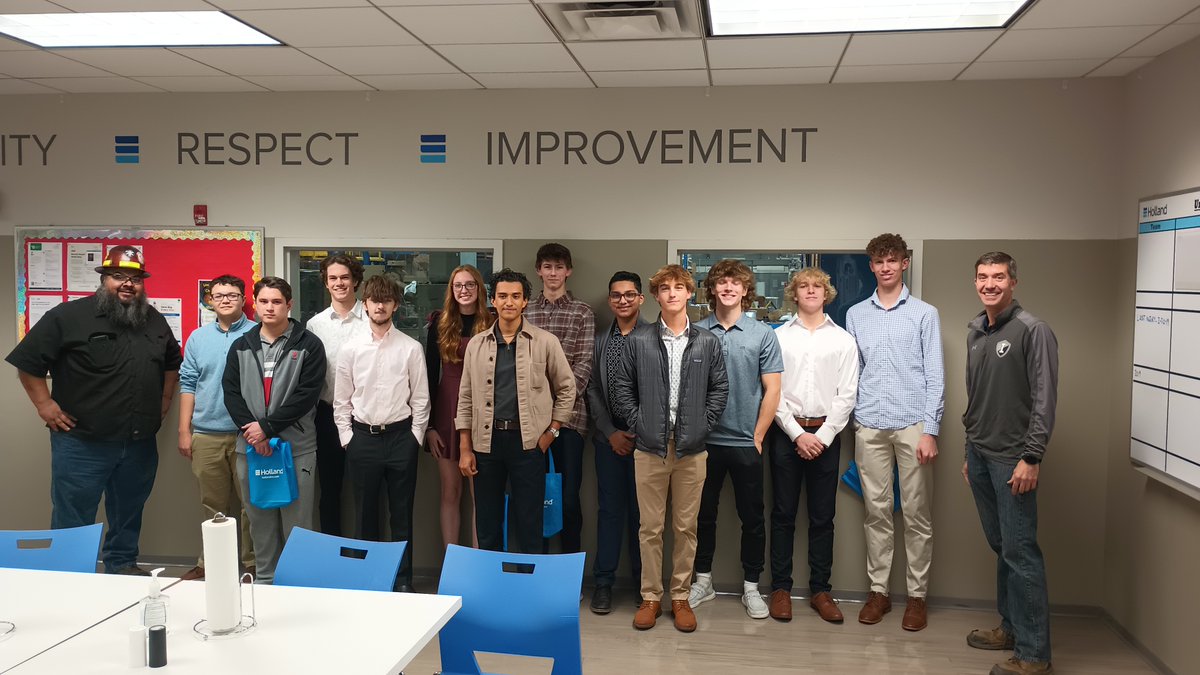 We had the pleasure of hosting local high school students to show them what a career at Holland in Rail, Engineering &amp; Manufacturing could look like. Maybe we're biased but from here, their futures look bright! 🤩