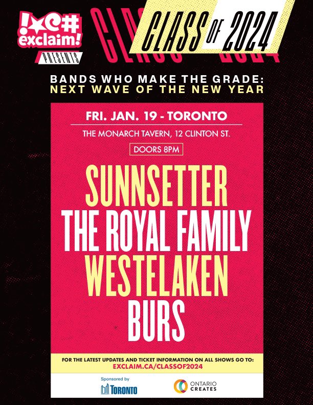 Looking forward to the new year! Sunnsetter is playing with the royal family, @WestelakenB @bursmusic presented by @rockscarred @exclaimdotca on January 19th! Tickets on sale now.