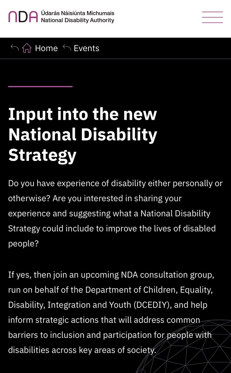 Cat_1964's tweet image. #ISLInterpreter provided for these two focus groups. Contact NDA directly for more information nda@nda.ie to join these events nda.ie/events/input-i… @IrishDeafSoc @IrishDeafWomen @IslMid @cork_deaf @CorkDeafClub @kerrygal_80 @DeafnotDefeated @NDAIreland