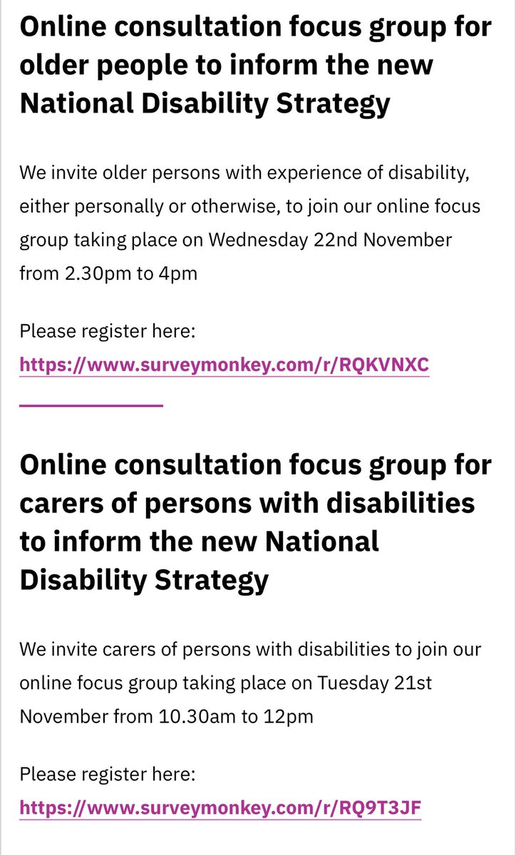 Cat_1964's tweet image. #ISLInterpreter provided for these two focus groups. Contact NDA directly for more information nda@nda.ie to join these events nda.ie/events/input-i… @IrishDeafSoc @IrishDeafWomen @IslMid @cork_deaf @CorkDeafClub @kerrygal_80 @DeafnotDefeated @NDAIreland