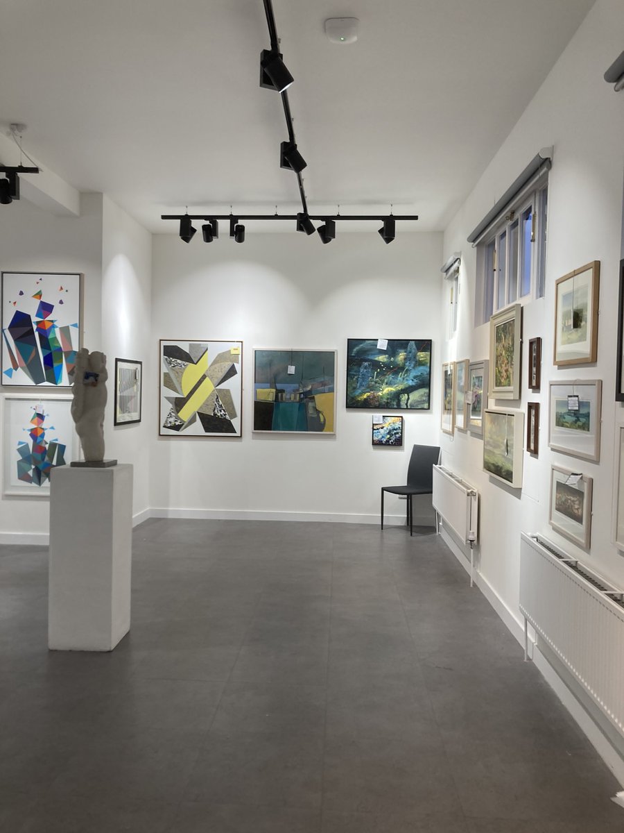 The @rbsagallery Annual Exhibition 2023 of Members’ and Associates’ work has now been hung - just waiting for the labels. Opens on Thursday although some work on ground floor can be seen now