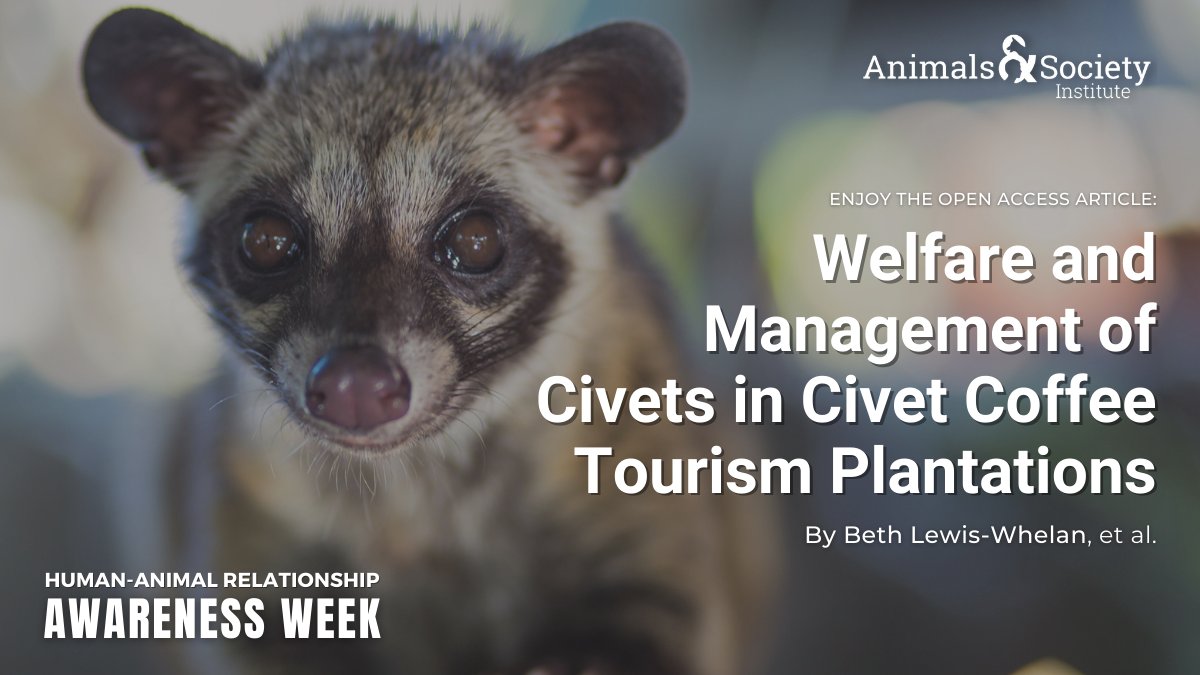 #HARAWeek: 'When wildlife tourism includes a captive component, the welfare of the animals can be compromised due to the failure of the captive environment to meet basic biological needs.' Read more: bit.ly/3ukNNO5 #HumanAnimalRelationshipAwarenessWeek