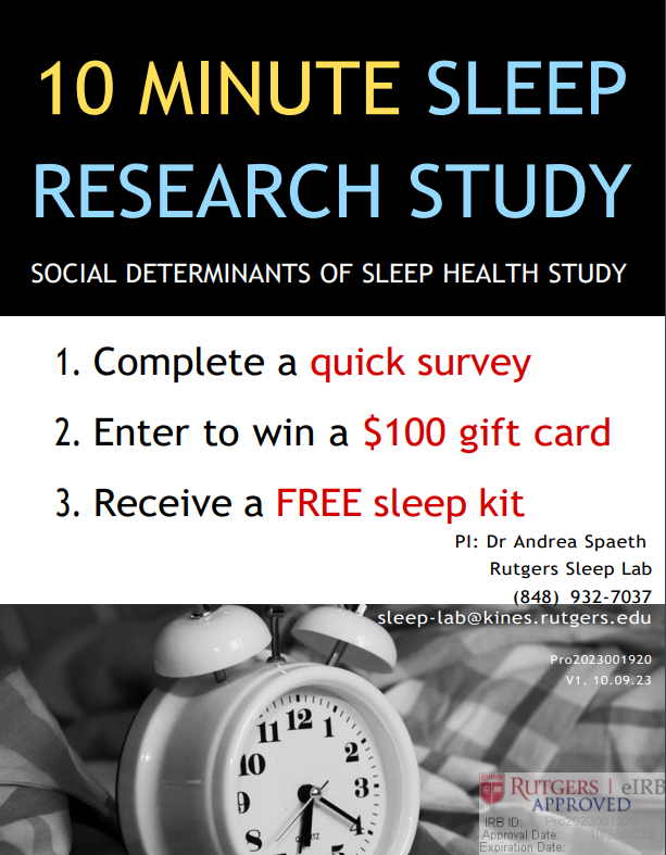 Come to Livingston Student Center tomorrow from 9:30am-4:30pm to participate in a quick anonymous survey for a chance to win one of ten $100 Amazon gift cards!