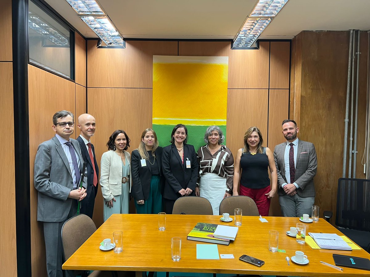 En reunión en @Itamaraty_ES🇧🇷con la Ministra @DaniBenjamin98 y su equipo para discutir agenda de acceso a #derechos e inclusión social, y el rol y contribuciones de #Brasil a la agenda de la @OEA_oficial