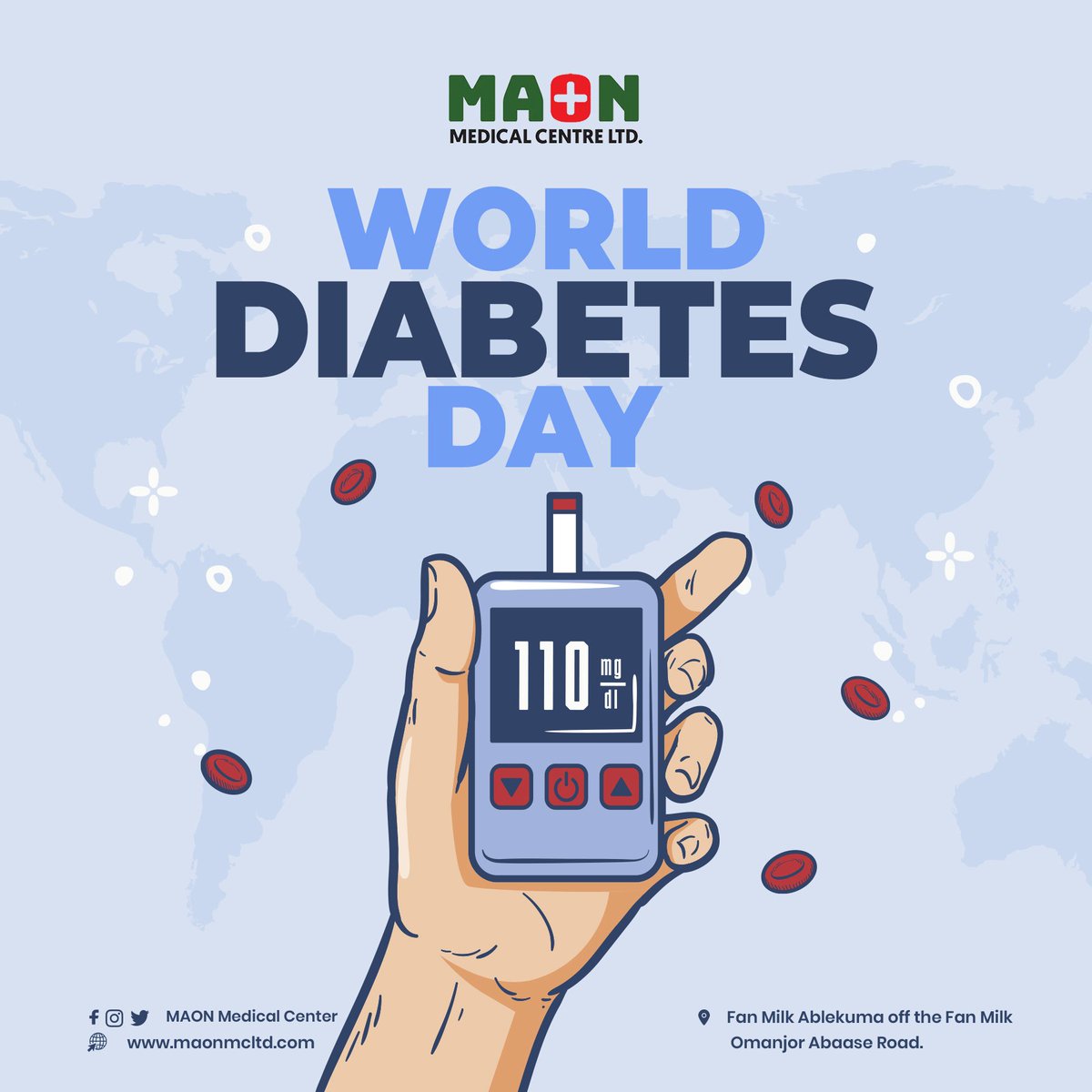 Spread Awareness, Fight Diabetes! 💪🩸 Let's come together to make a difference and support those affected. #WorldDiabetesAwareness #WorldDiabetesDay #DiabetesAwareness #DiabetesPrevention #FightDiabetes #Type1Diabetes #Type2Diabetes #HealthyLiving #DiabetesSupport