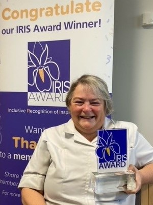 Congratulations to Josephine (Jo), Senior Radiology Assistant on her IRIS nomination. Jo has worked for the trust for over 25 years and was nominated by a colleague for going above and beyond for all her patients. Well done Jo, you are a credit to your profession.