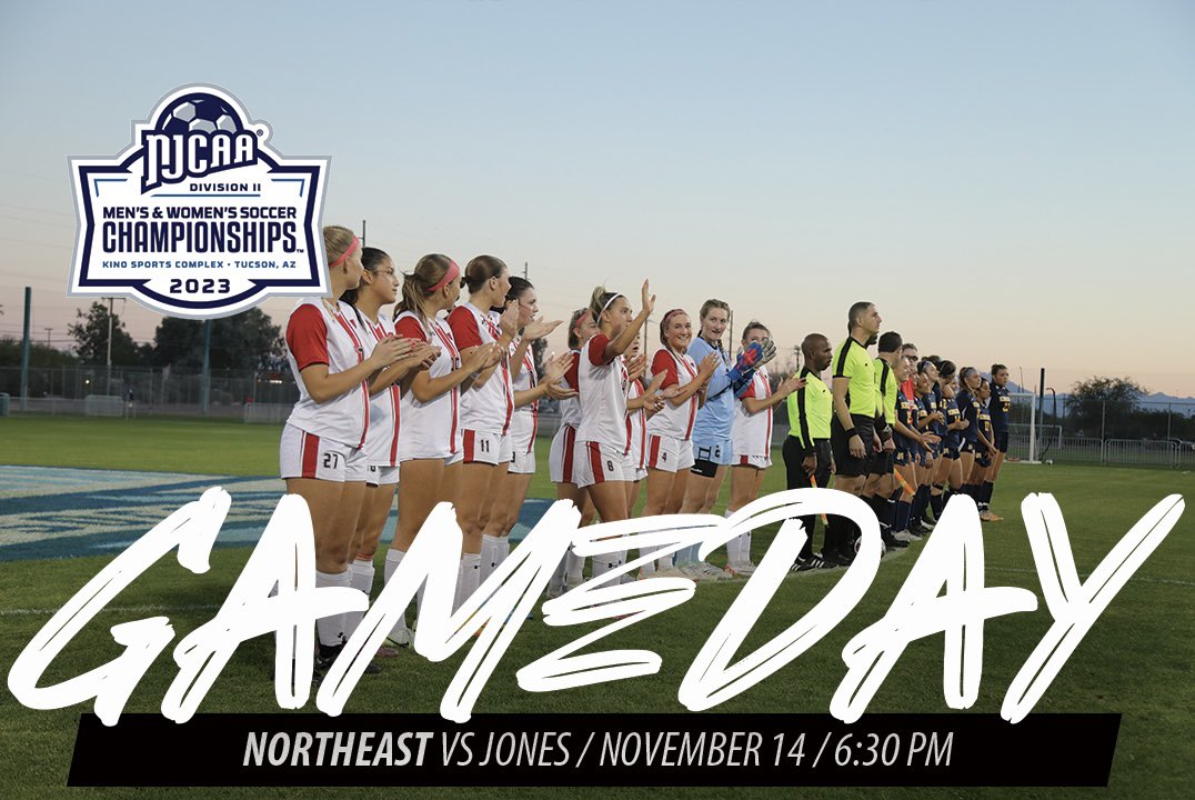 NortheastCCWS's tweet photo. 𝗪𝗛𝗬 𝗦𝗧𝗢𝗣 𝗡𝗢𝗪!

WOMEN’S SOCCER CHAMPIONSHIP POOL D GAME 12
🆚: Jones Community College
⌚️: 6:30 PM Norfolk Time
📍: Tucson, Arizona 
📺📱🖥: https://t.co/CHiPEupRa6 ($)

#GoHawks 🔴⚪️⚽️ https://t.co/5WWShXgLFL