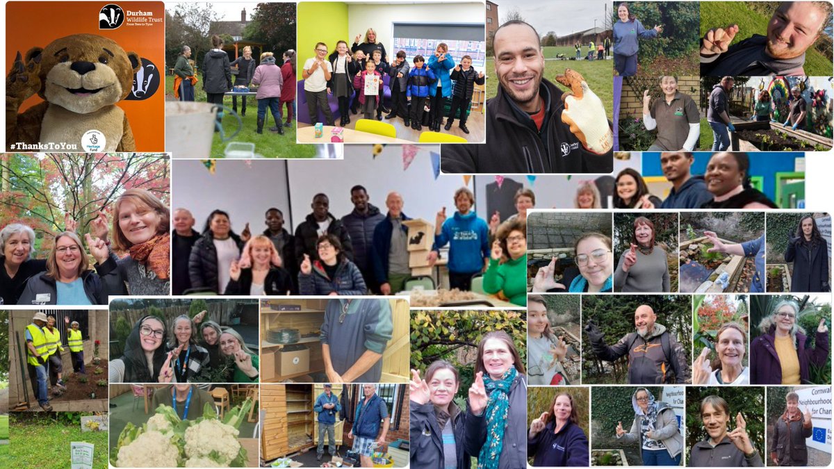 Today @HeritageFundUK says #ThanksToYou that so many incredible projects have been made possible with their funding. Here's a snapshot of some #NextdoorNature people from around the UK, working with @WildlifeTrusts to make everywhere just a bit better for wildlife and people.