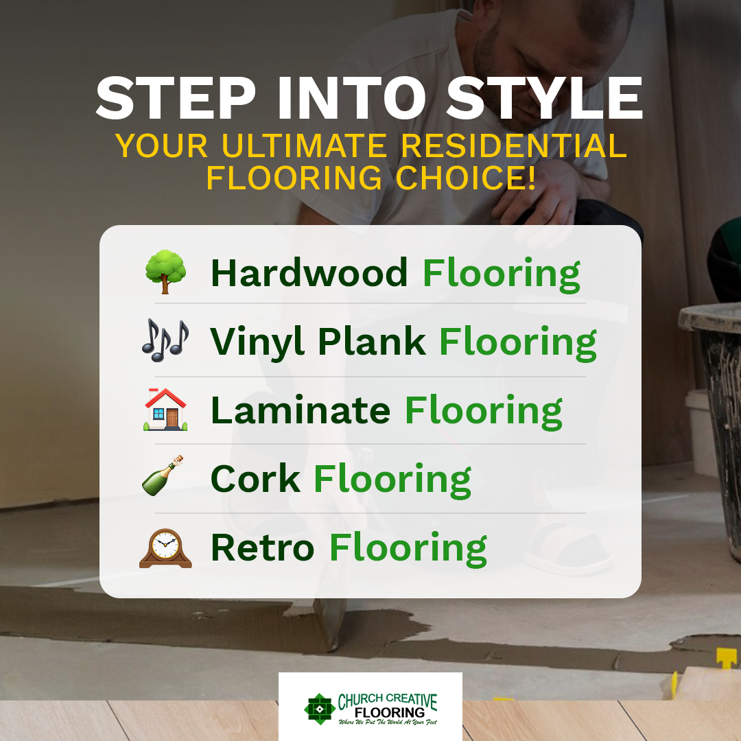 🏡 Upgrade your home flooring! What's your pick for residential spaces? Vote for your favorite:

Hardwood Flooring 🌳
Vinyl Plank Flooring 🎶
Laminate Flooring 🏠
Cork Flooring 🍾
Retro Flooring 🕰️

Choose and tweet your top choice! 🌟

#HomeFlooring #DecorIdeas