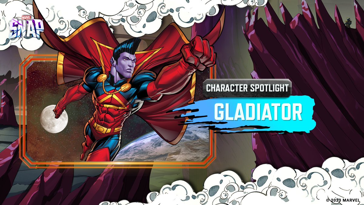 MARVELSNAP_ES's tweet image. Superguardián del Imperio Shi&apos;ar, preservador de la armonía estelar, destructor de mutantes...  

🔵 Coste: 3 
🔶 Poder: 7  
🔹 Al revelarse: Añade una carta del mazo de tu oponente a su lado de esta ubicación. Si tiene menos poder, la destruye.  

¡Bienvenido a #MARVELSNAP,…