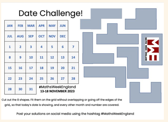 maths_week's tweet photo. So - who has managed to do the #MathsWeekEngland date challenge today? 

Download it free from here:
https://t.co/6DnuuC1s7q https://t.co/nw2wkeBo9f