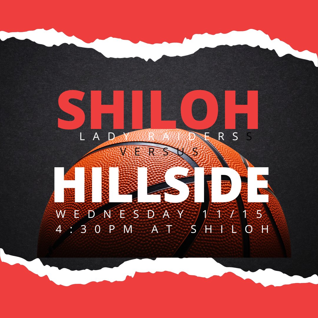 Come cheer on our Lady Raiders at Home vs the Hillside Tigers. Wednesday 11/15/23 8th grade at 4:30/7th grade to follow. Admission is $5.00/spectator either online purchase or cash at the door.