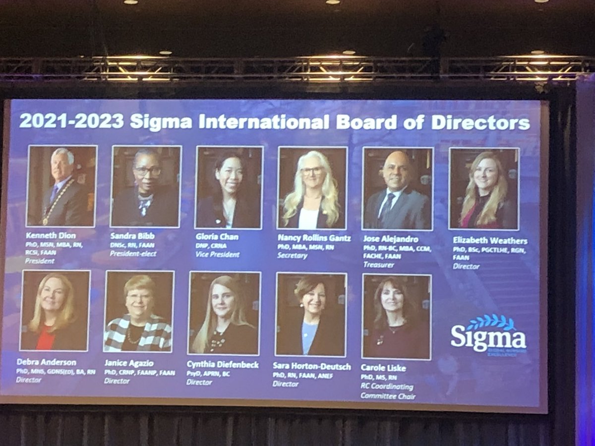 Delighted to see @lizzyweathers from @ucdsnmhs as Director on the International Board of Directors @SigmaNursing @sigmaireland @RegionSigma #SigmaConv23