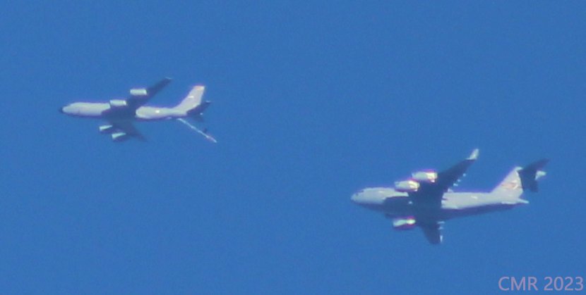 Productive AM military spotting - C-32/AF2, C-17, and a KC-135 preparing to refuel another Globemaster:
charliemikeromeo.com/blog-2/militar…