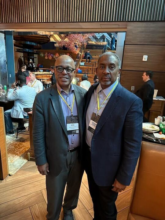 worthmag's tweet image. We are honored to have both Ken Washington, the 2024 recipient of the Black Engineer of the Year award and Colin Parris, the 2023 recipient, back on stage at #Techonomy23 this year.