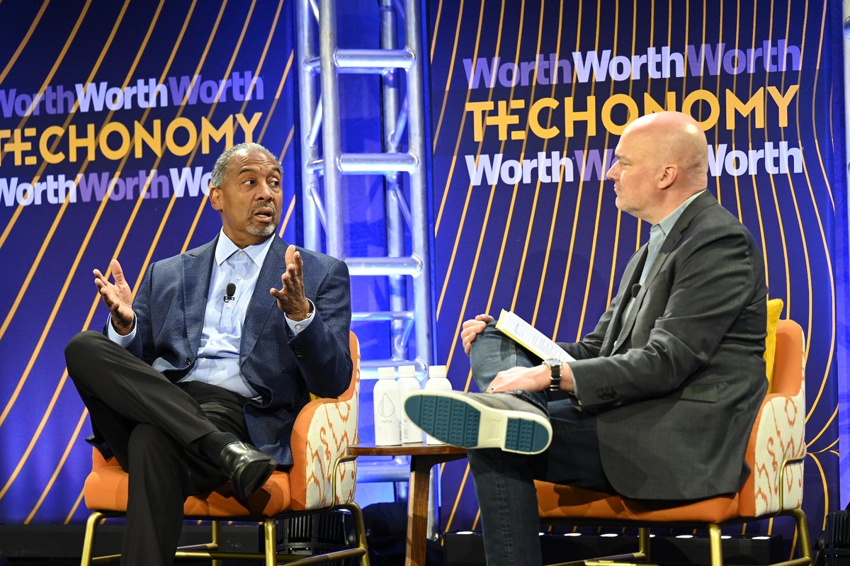 worthmag's tweet image. We are honored to have both Ken Washington, the 2024 recipient of the Black Engineer of the Year award and Colin Parris, the 2023 recipient, back on stage at #Techonomy23 this year.
