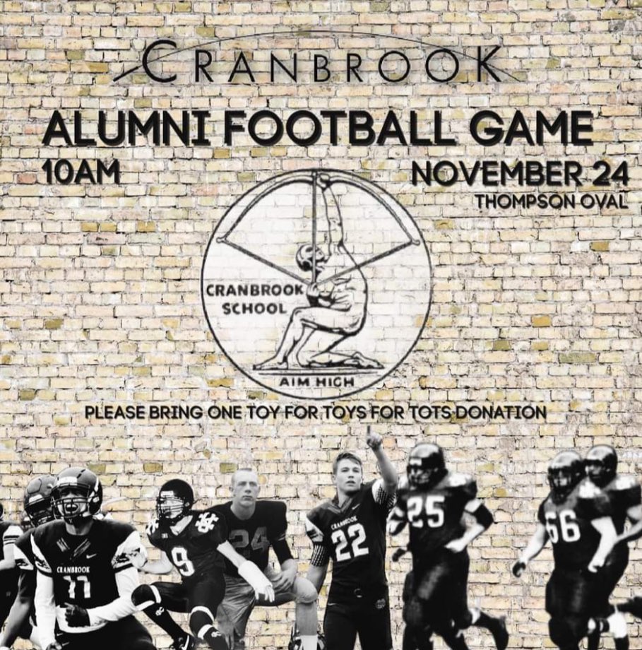 Calling all CK Football alumni… Turkey Bowl ‘23 is coming!  Be there!!! #GoCranes