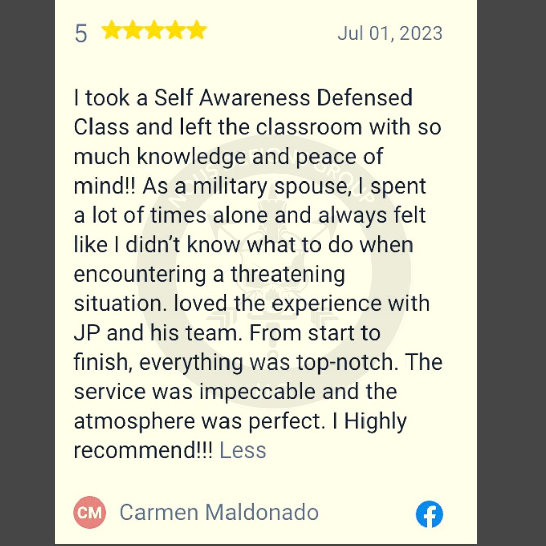 nousdefionsgrp's tweet image. 🌟Wow, we can&apos;t thank you enough for your amazing review!🙌

#NDGLLC #SpecialForcesVeteranOwned #NousDefions #GreenBerets #NousDefionsGrp