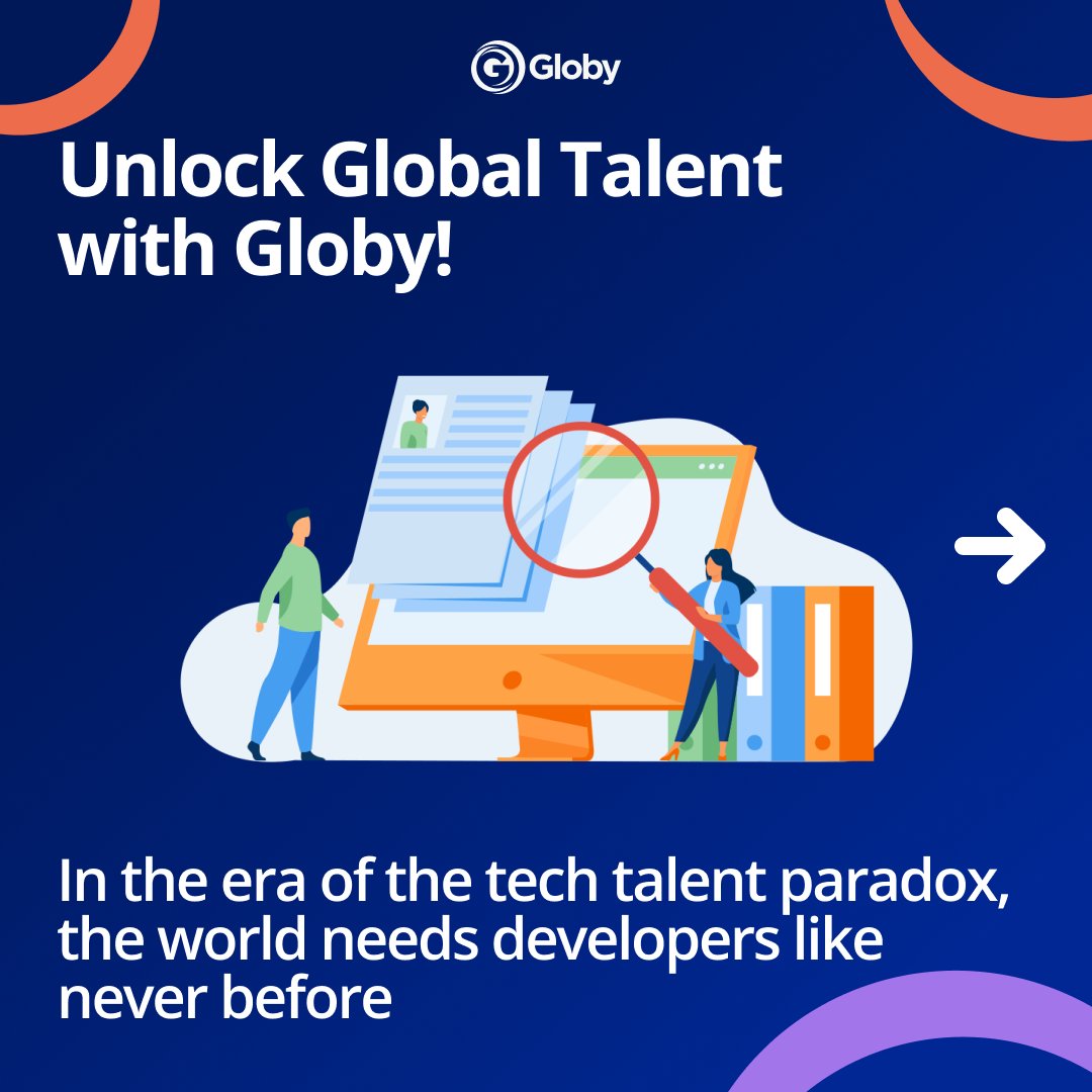 GoGloby's tweet photo. Your dream tech team is just a message away! ✨ Discover how Globy simplifies global hiring and connects you with top talent. Ready to elevate your business? 

👉 https://t.co/bQm4gmMGpx

#Globy #TalentAcquisition #GlobalHiring #Recruitment   #TalentPool #HireGlobal https://t.co/5apnYQT8tE