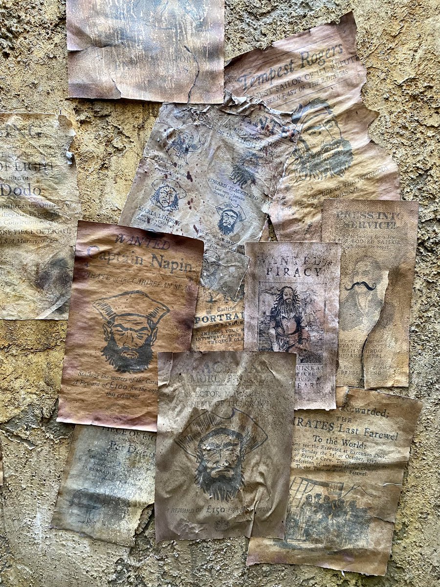 Here’s the menu for Susan’s soup stand and some other flyers in the Republic of Pirates. #OurFlagMeansDeath