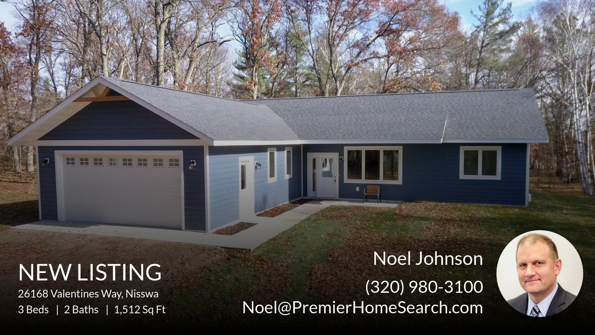 Take a look at this new listing in Nisswa! Click below for more information and tag anyone who might be interested!

#PremierRealEstateServices #RealEstateForSale #HomeSearch #PremierHomeSearch homeforsale.at/26168_VALENTIN…