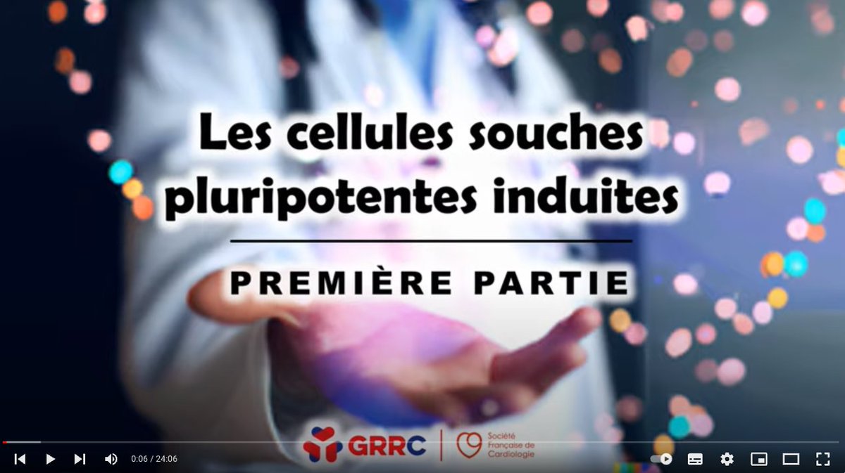 Heureux d'avoir pu participer au webinaire du Groupe de Réflexion sur la Recherche Cardiovasculaire (GRRC) portant sur les cellules souches pluripotentes induites (#iPSCs), premier épisode "De la bioéthique aux premières cellules".

youtube.com/watch?v=F7Y-LH…