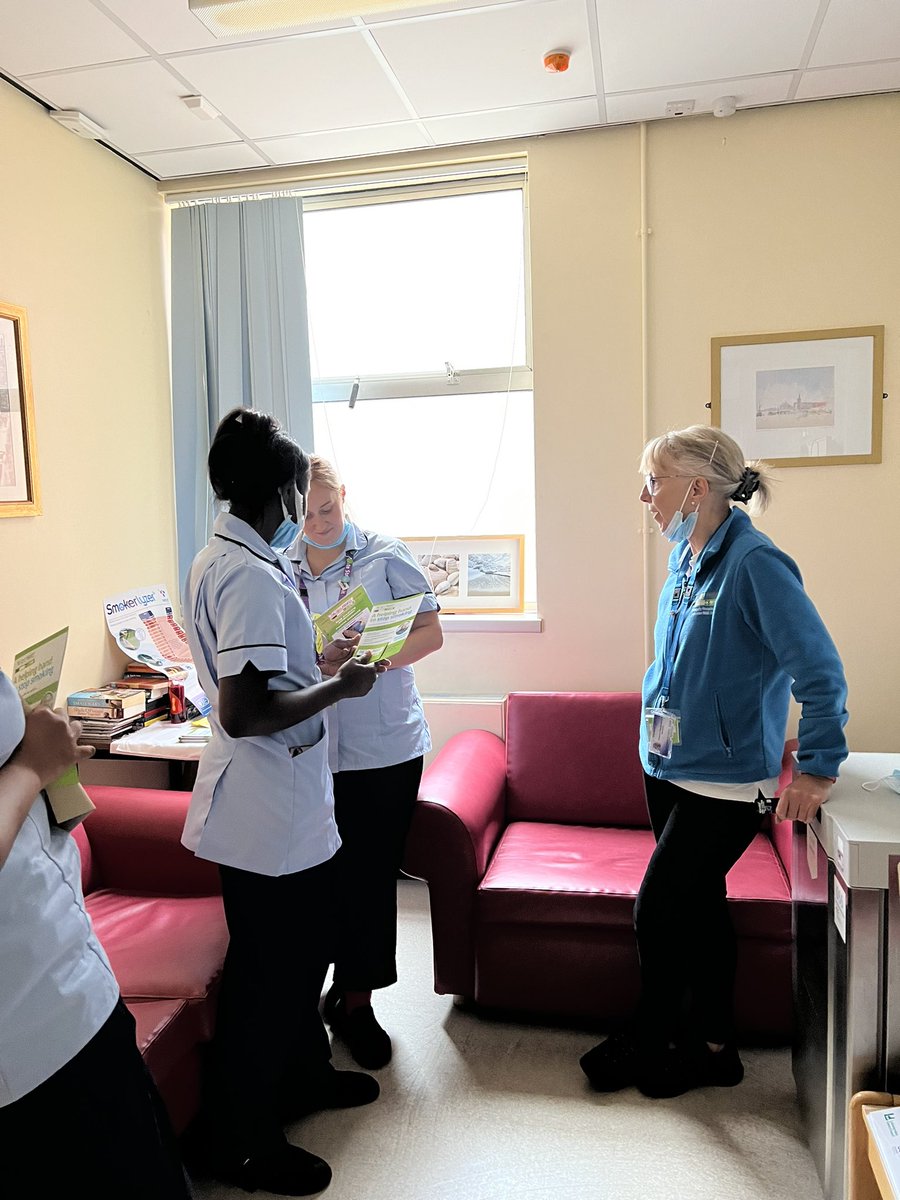 Thank you to the Cure Project coming to the unit and doing drop in sessions for the staff. Nurses, doctors and pharmacists all joined in and learnt loads. Changing our practice for better patient experience @Leic_hospital @uhl_stroke @StrokecouncilLE