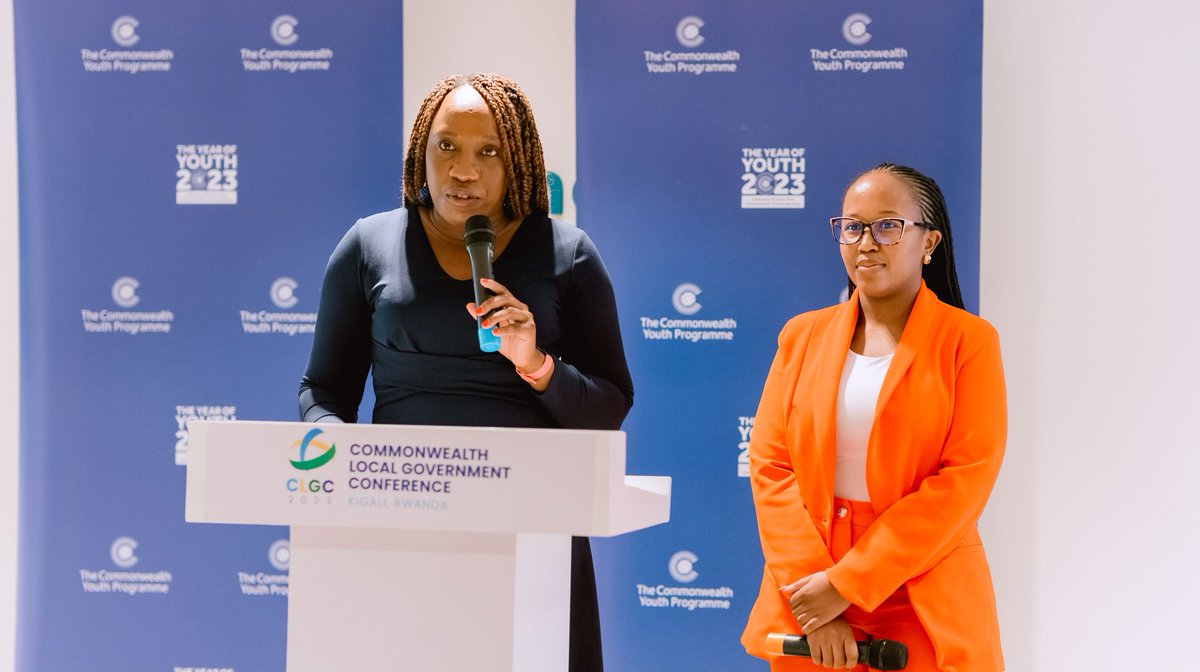 RwandaYouthArts's tweet image. In her remarks, Minister of State @XandrineUmutoni reiterated that leaders must continue empowering the youth to reach their potential and include them in decision-making at all levels of governance. #CLGC2023