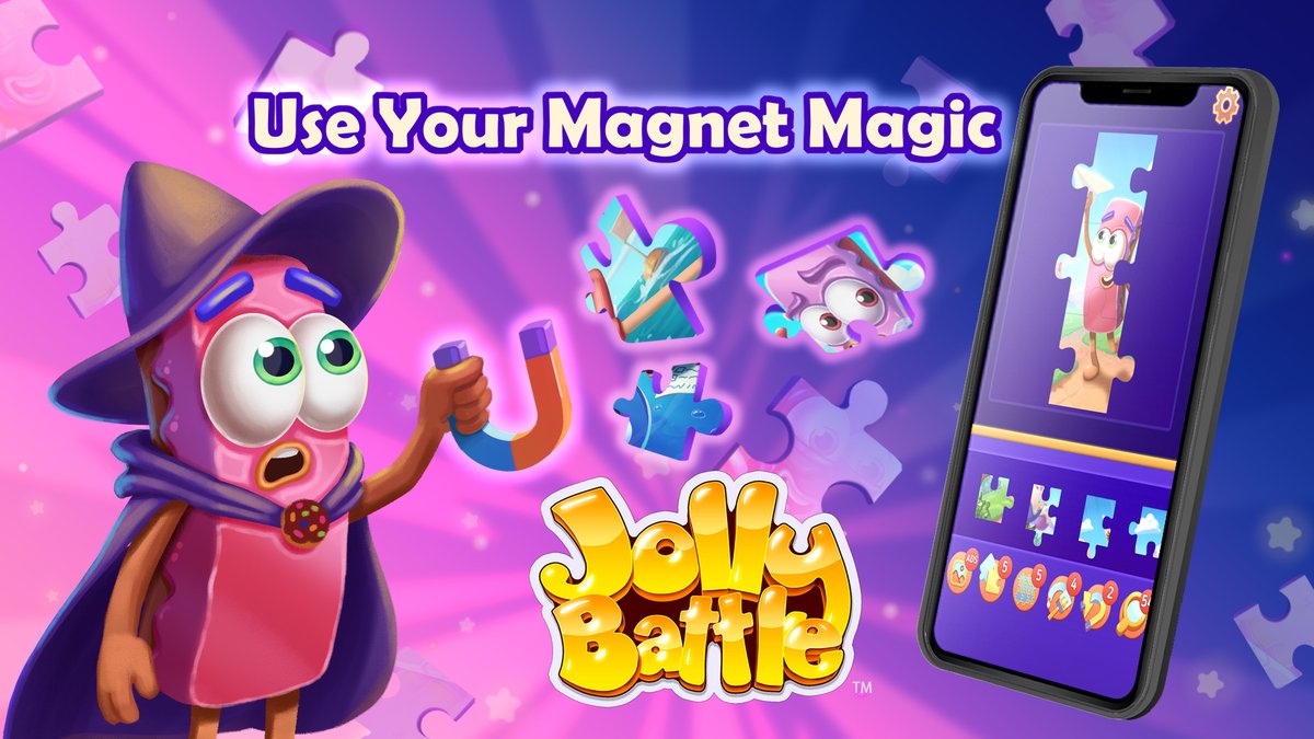 🧩 Keep your mind sharp, play Jigsaw Puzzle by Jolly Battle. 🧲 Use the Magnet hint to speed up image assembly. 👉 Download on your mobile: jbpuzzleadventure.page.link/jpTw #indiegame #mobilegames #iosgames #relaxtime #indiedev #stressrelief #jollybattle