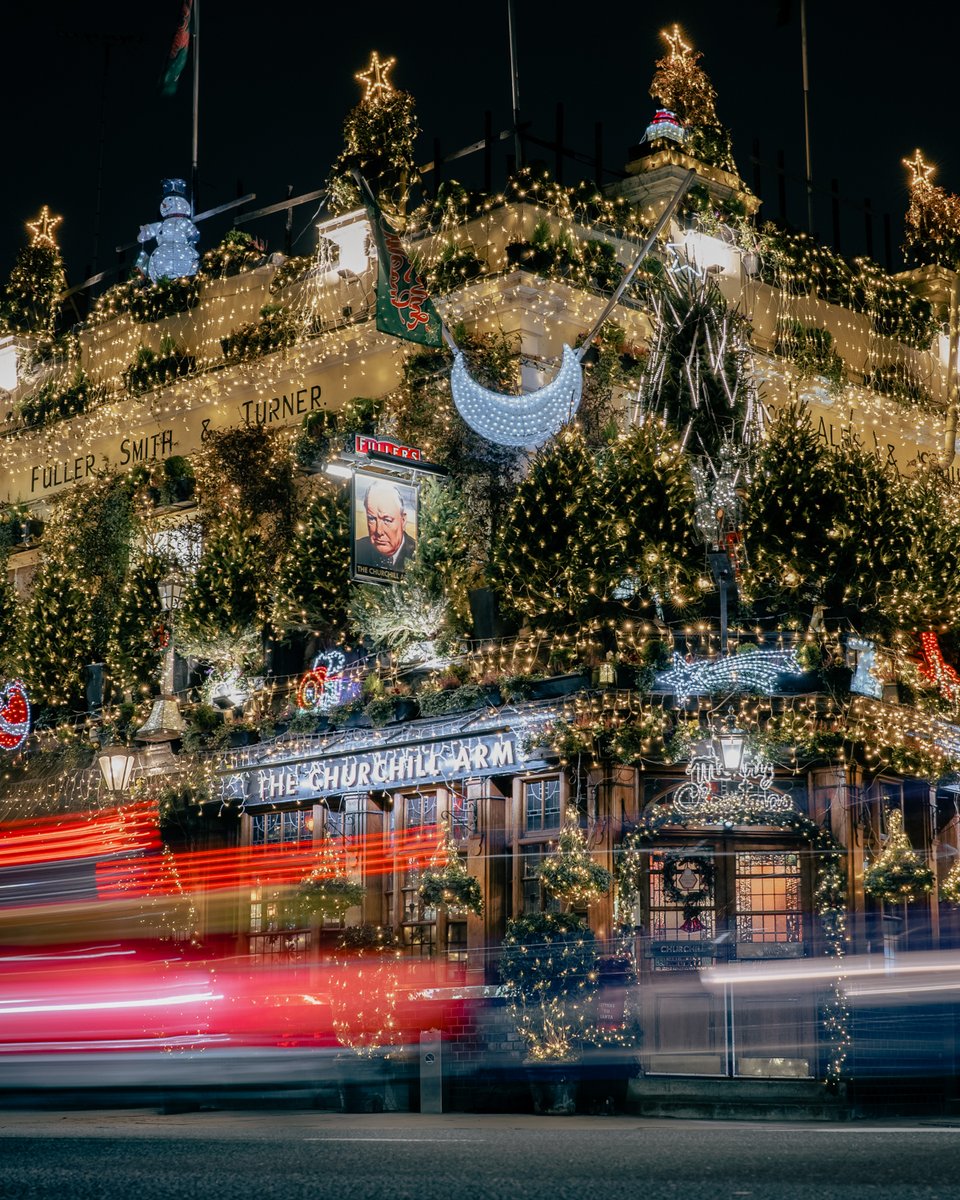 It's nearly that time of year again! 🎄 ✨ The Churchill Arms, Kensington (@ChurchillArmsW8) will switch on their phenomenal Christmas light display this Thursday at 6PM with a special guest. 🤩 Go and join them for the amazing festive spectacle. ❤️