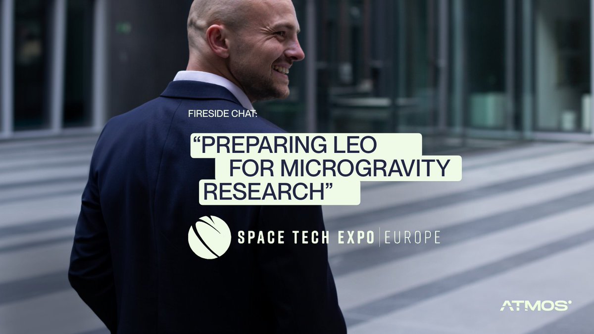 Our CEO Sebastian Klaus is joining the panel 'Preparing LEO for Future Microgravity Research Capabilities,' w/ Manfred Jaumann from @AirbusSpace, and Siegfried Monser from Bremen Ministry of Economic Affairs on 15/11 at 15:15 CET @SpaceTechExpoEU at INDUSTRY CONFERENCE HALL 5.